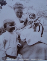 HarrietAlbert Harriet with her children Albert and Magaret. Circa 1908.