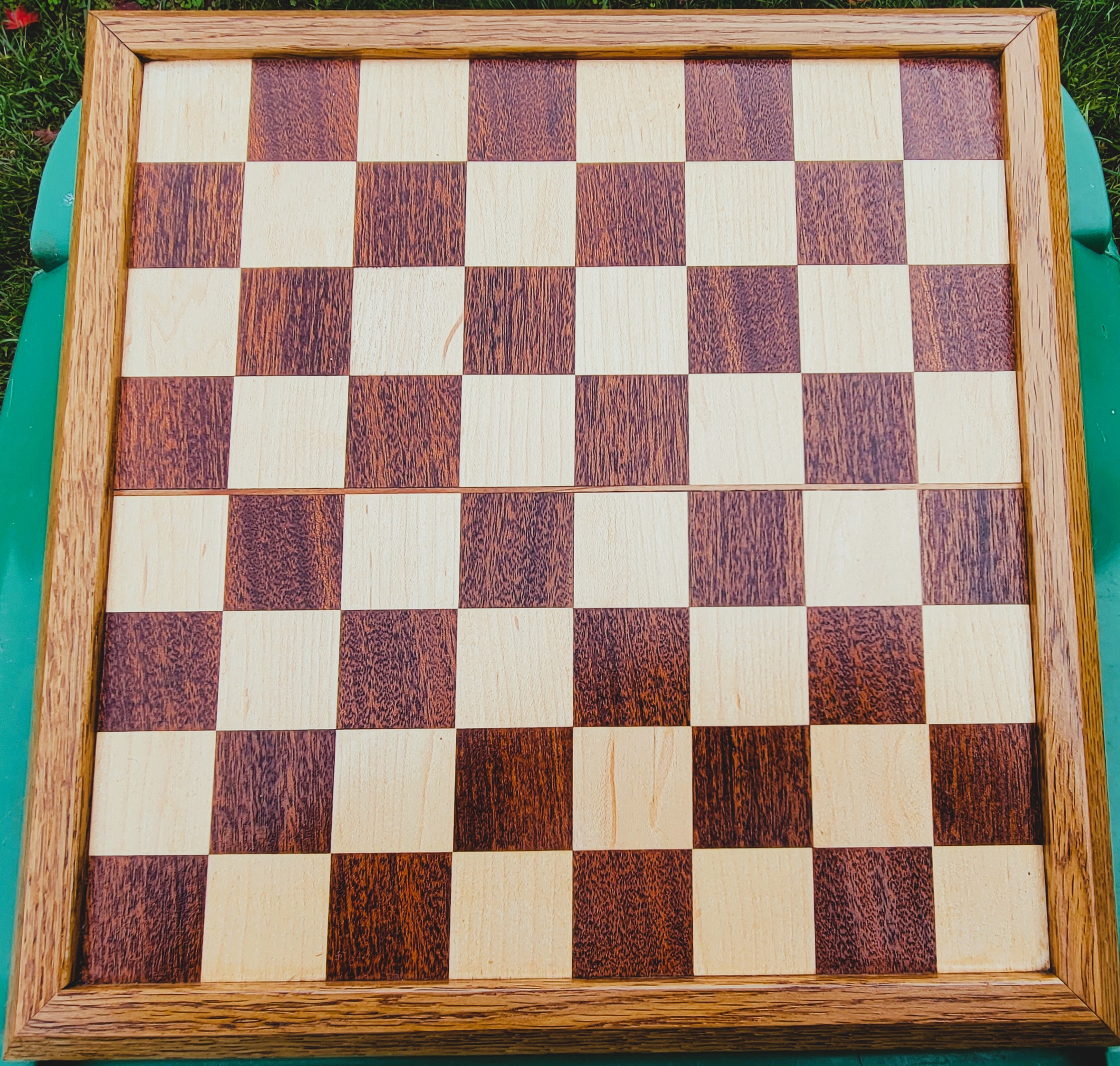 Homemade Wooden Chessboard