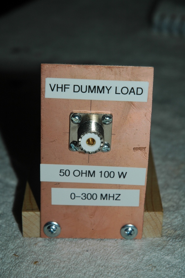 VHF 50-Ohm Dummy Load – $10